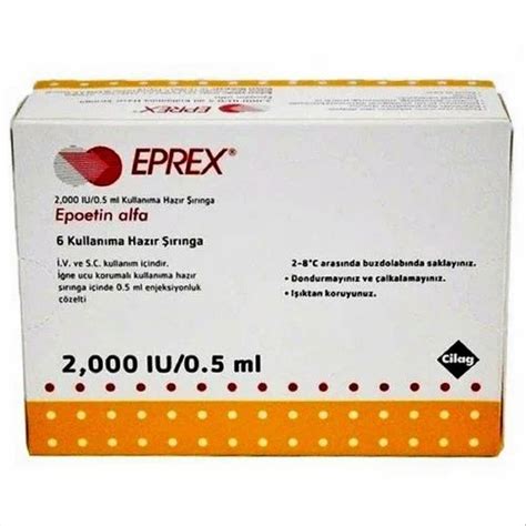 Eprex 2000 Injection at Rs 820/piece | एपरेक्स in Mumbai | ID ...