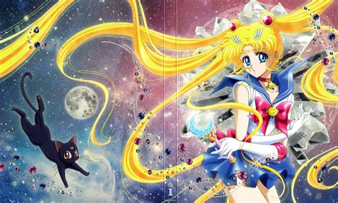 Sailor Moon With Luna Wallpapers - Wallpaper Cave