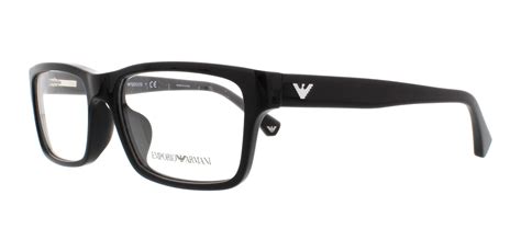 EMPORIO ARMANI Eyeglasses EA3050F 5017 Black 55MM - Walmart.com