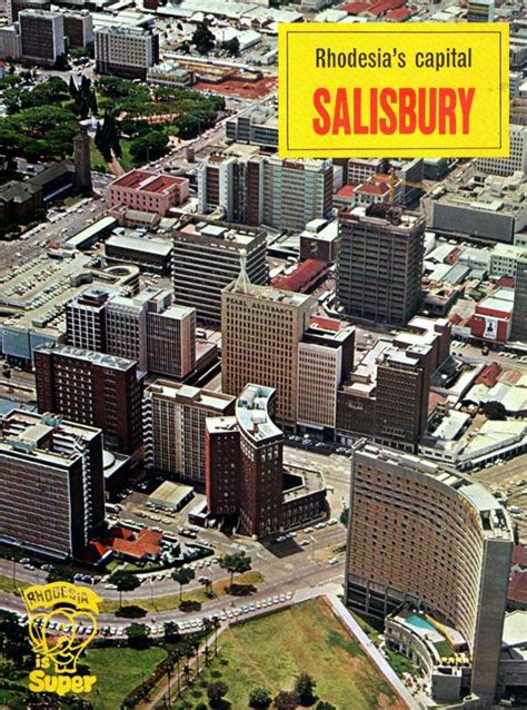 Our Rhodesian Heritage: Rhodesia's Capital - Salisbury | Salisbury ...