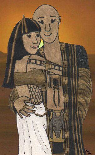 Imhotep and Anck-su-Namun by katiescarlet on DeviantArt