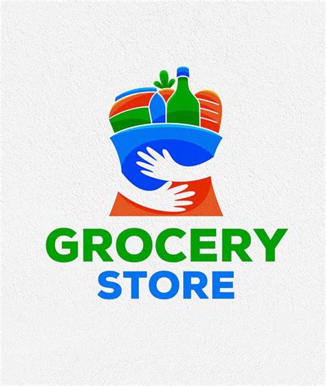 the grocery store logo is shown on a white background