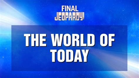 Tonight's Final Jeopardy Question: A Comprehensive Guide