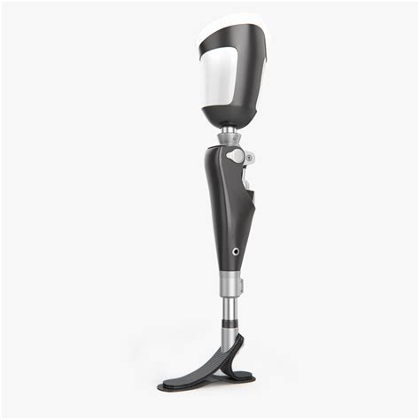 mechanical prosthetic leg foot 3d max