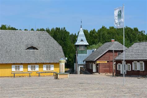 HD wallpaper: open air museum, small town, architecture, lithuania ...