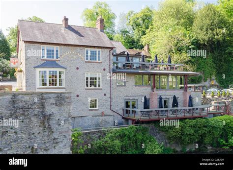 The Charlton Arms hotel and restaurant in Ludlow, Shropshire Stock ...