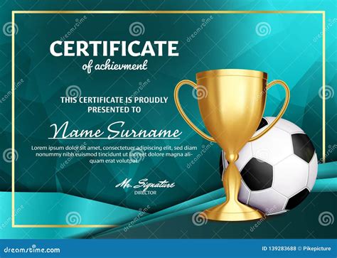 Art & Collectibles Prints Digital Prints Sport Certificate Award ...