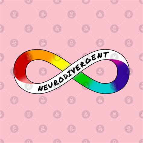 Neurodivergent - Rainbow Infinity Symbol for Neurodiversity Actually ...