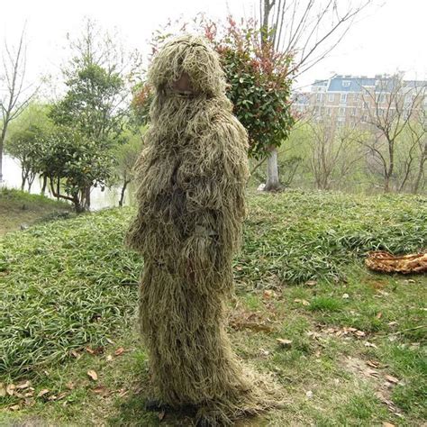 CS Bionic Grass Ghillie Suit Yowie Sniper Tactical Camouflage Suit with ...