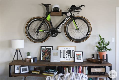 diy-wall-mounted-bike-rack-storage-shelf-7 - DIY Huntress