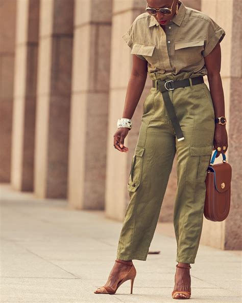 Fall Color Spotlight: How to Wear Army Green | FAROTELLE | Colored ...