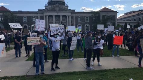 George Floyd protests spread throughout Long Island on Monday - ABC7 ...