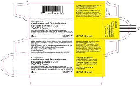 Clotrimazole Betamethasone Cream - FDA prescribing information, side ...