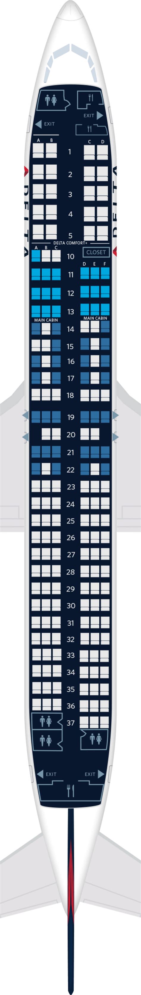 Boeing 737-900ER Seat Maps, Specs & Amenities | Delta Air Lines