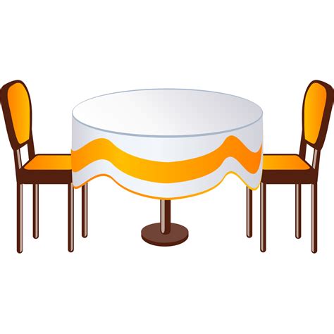 Table Furniture Clip art - Creative round dining table png download ...