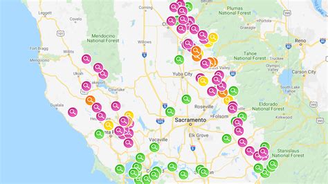 Pg E Power Outage Map Santa Rosa - United States Map