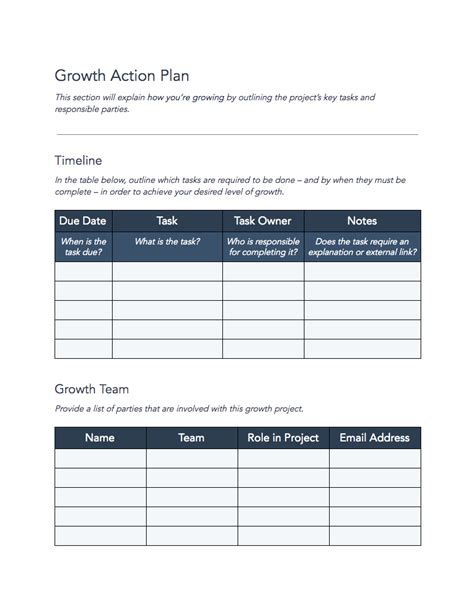 Business Growth Strategy Template | Free Corporate Growth Plan