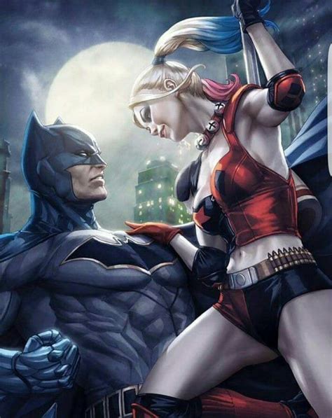 Batman and Harley Quinn by Artgerm | Superhéroes marvel, Harley quinn ...