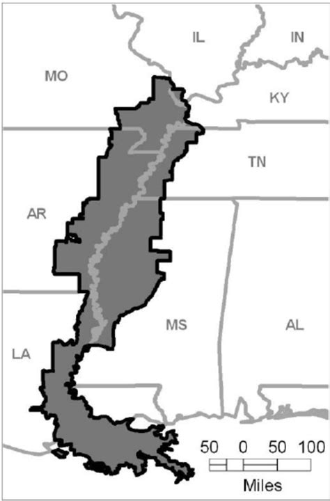 Mississippi Delta Map