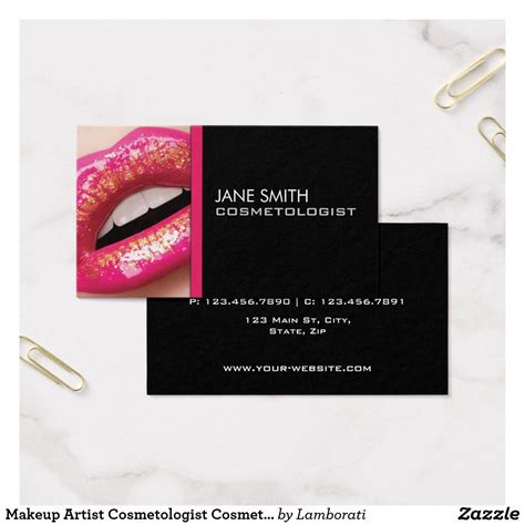 Makeup Artist Cosmetologist Cosmetology Groupon Business Card | Zazzle ...