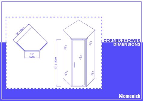 What Are the Corner Shower Dimensions? - Homenish