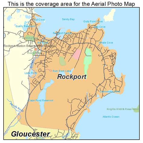 Aerial Photography Map of Rockport, MA Massachusetts