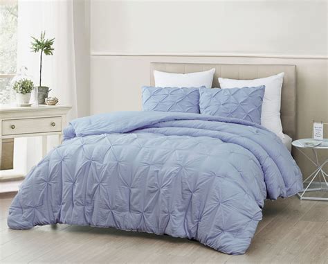 light blue comforter