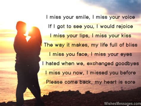 I Miss You Poems for Girlfriend: Missing You Poems for Her ...