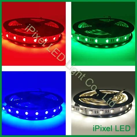 Customized Length Rgbww Rgbw Led Strip Four Colors In One Led 12/24v ...