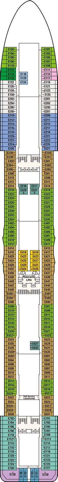 Majestic Princess Deck plan & cabin plan