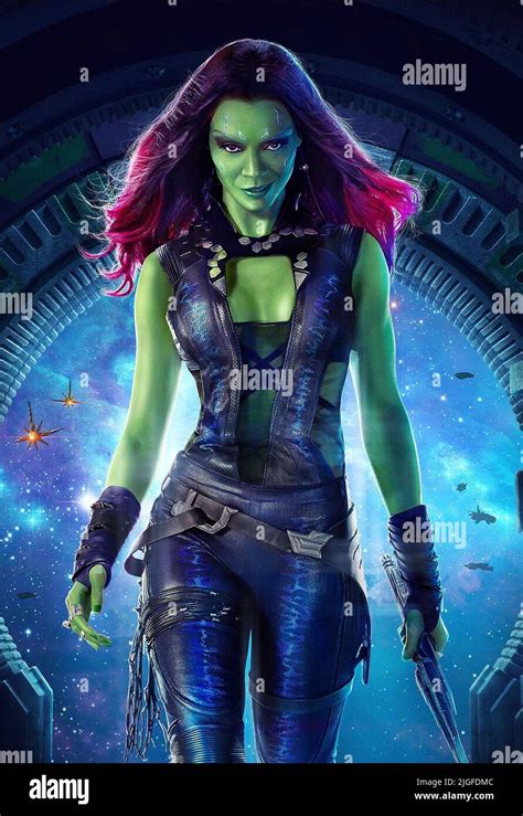 ZOE SALDANA, GUARDIANS OF THE GALAXY, 2014 Stock Photo - Alamy