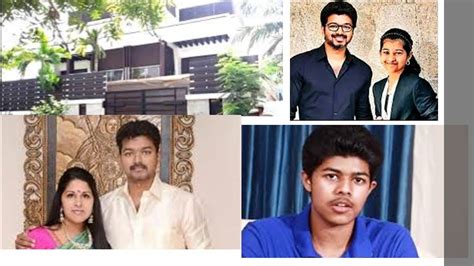 Actor Vijay Family With Wife, Son, Daughter and Parents Unseen Photos ...