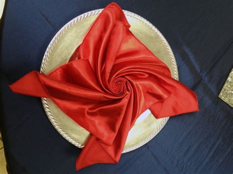 DIY Weddings: Napkin Fold – Spin Rose | Diy wedding napkins, Napkin ...