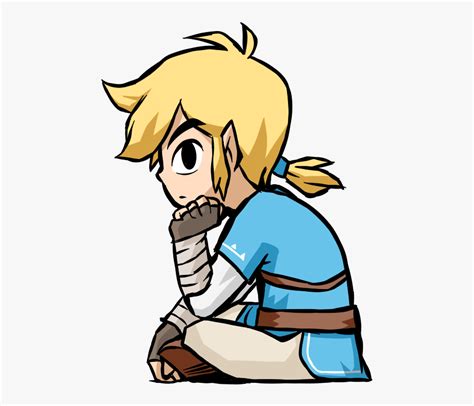 The Legend Of Zelda Clipart Link Official Art - Breath Of The Wild Toon ...