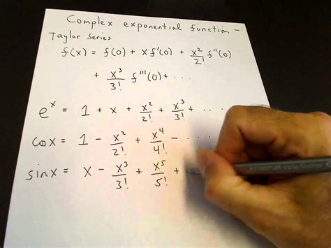 Complex exponential function - YouTube