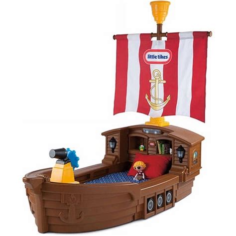 Little Tikes Pirate Ship Toddler Bed with Storage - Walmart.com