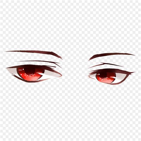 Red Eye PNG Transparent, Anime Boysman Red Eyes, Anime, Character, Eye ...