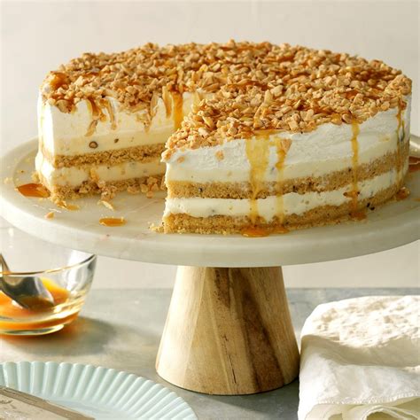 Nutty Caramel Ice Cream Cake Recipe: How to Make It