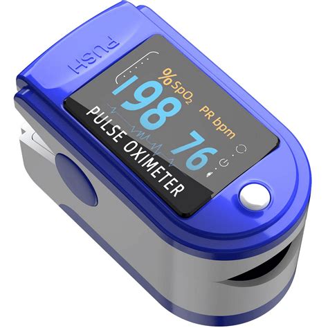 Fingertip Pulse Oximeter Blood Oxygen Meter SpO2 Monitor, Blood Oxygen ...