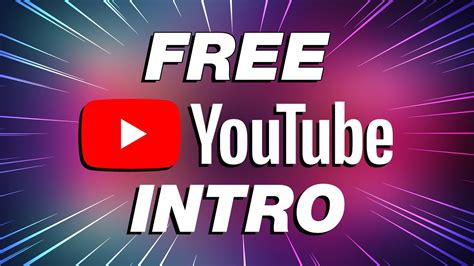 FREE YouTube Intro Maker for Beginners (Quick & Easy!) - YouTube