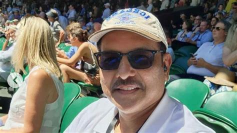 Ravi Shastri enjoys Novak Djokovic's Wimbledon Semi-Final – FirstSportz