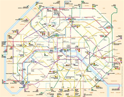 Paris City Buses - Buses and noctiliens (night buses) in Paris