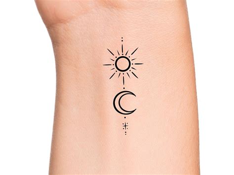 Details 96+ about small sun and moon tattoo super cool ...