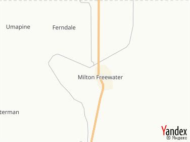 Milton Freewater oregon Map | secretmuseum