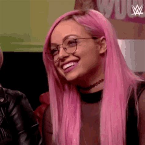 Liv Morgan Pink Hair GIF - LivMorgan PinkHair Smile - Discover & Share GIFs