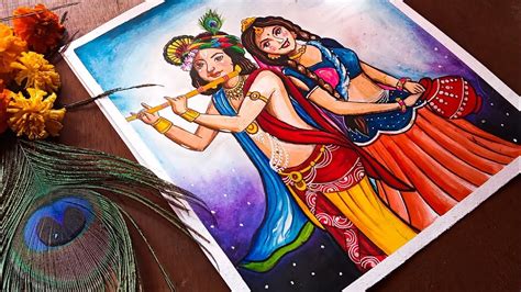 Update more than 126 oil pastel drawing of krishna latest - seven.edu.vn