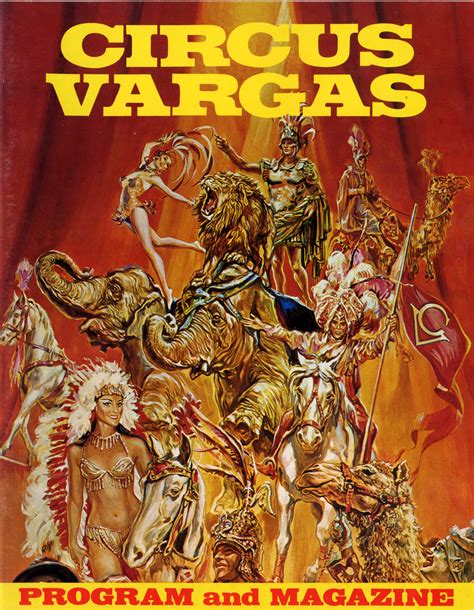 1974 Premier Program, Circus Vargas, $5 | Horse posters, Vargas, Circus ...