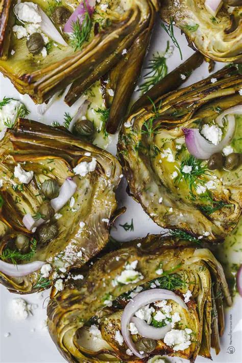 Easy Roasted Artichoke Recipe (Mediterranean style) | The Mediterranean ...