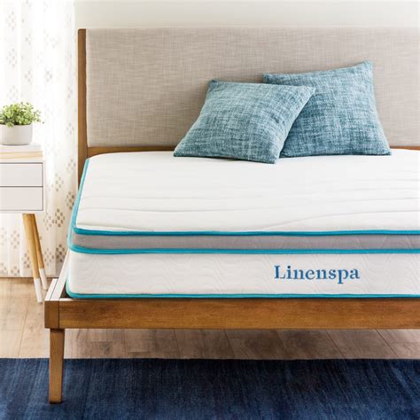 LINENSPA 8 Inch Memory Foam and Innerspring Hybrid Mattress ,twin ...