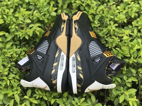 Shop Air Jordan 4 Retro Wings - Black/White-Gold Online